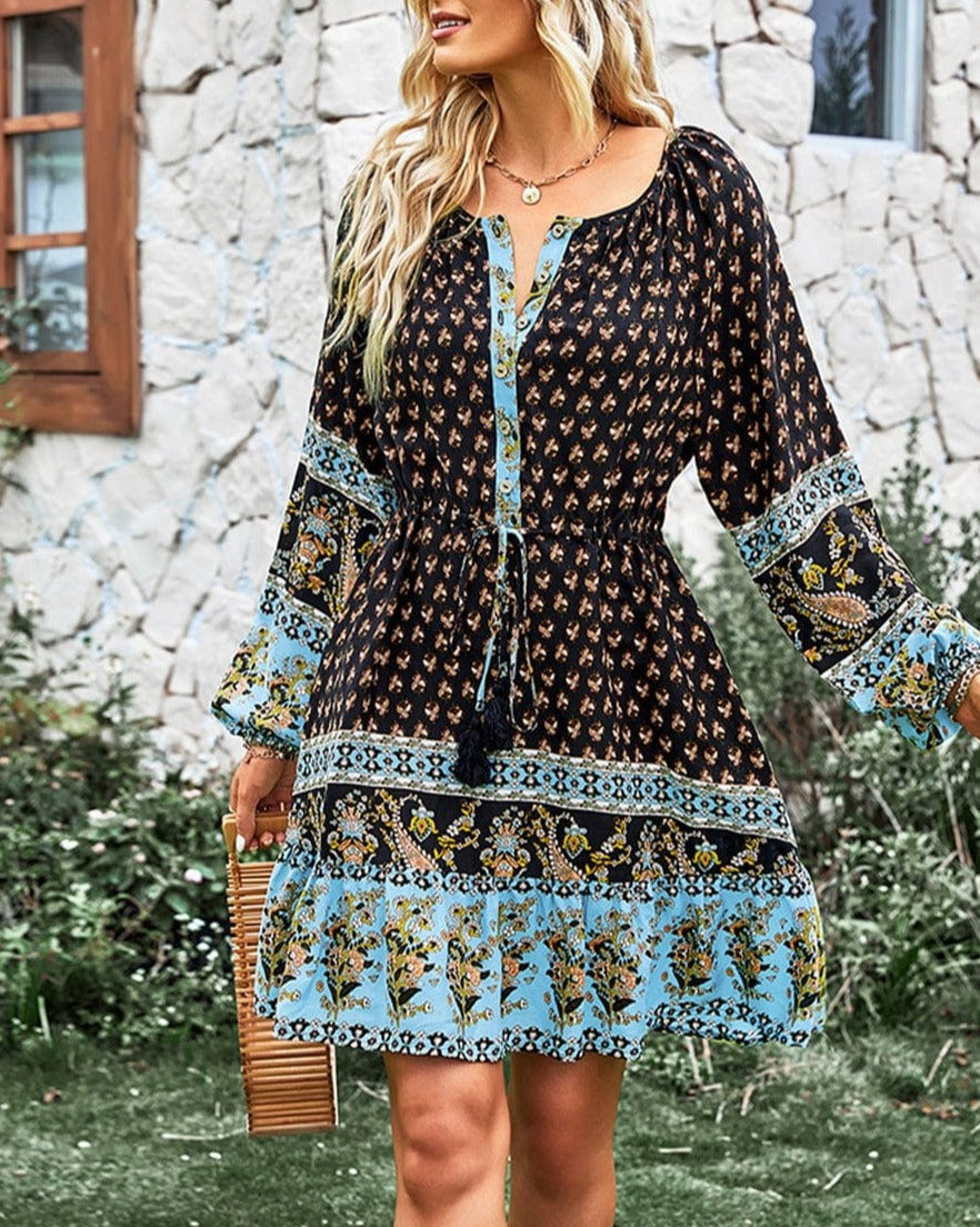 Tassel 2024 boho dress