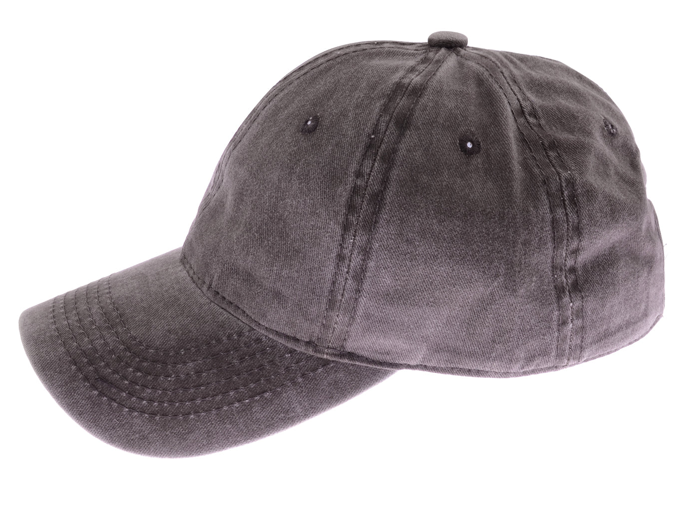 Anna-Kaci Men Women Baseball Cap Vintage Washed Denim Distressed Hats