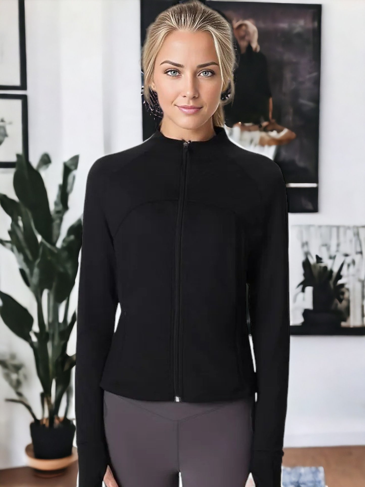 Long-Sleeved High-Elasticity Quick-Drying Breathable Sports Jacket