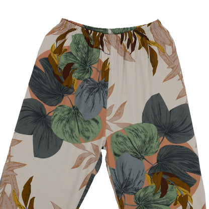 Pijama con estampado tropical a juego