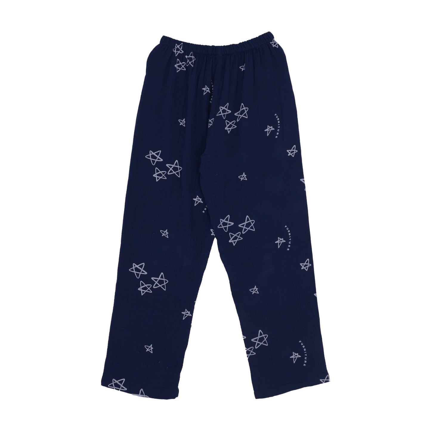 Pijama con estampado de garabatos de estrellas