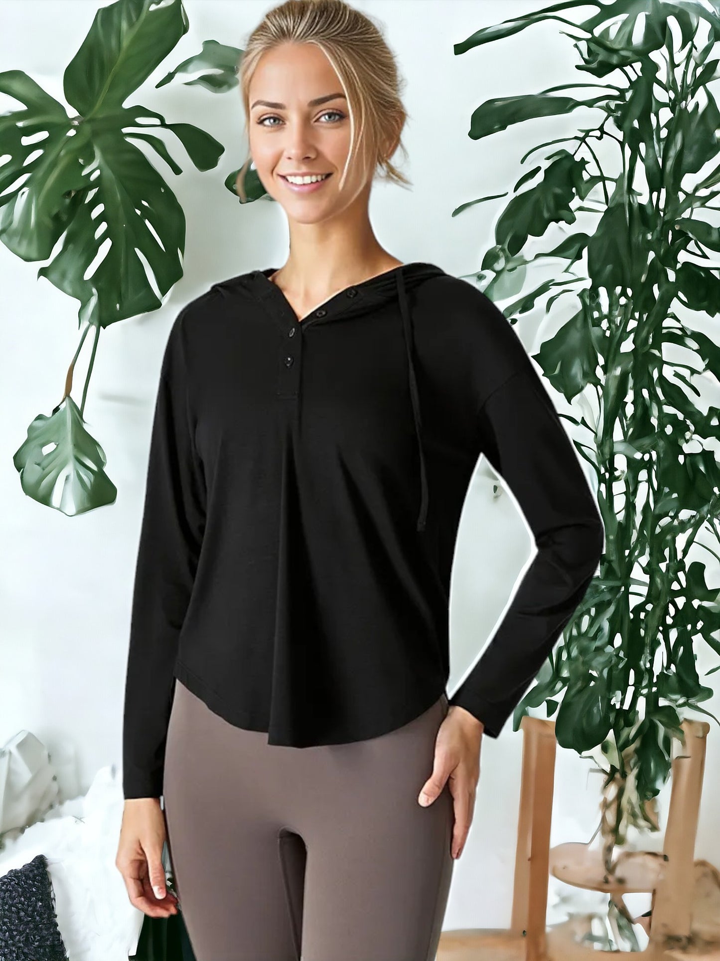 Loose And Breathable Long Sleeved Casual Yoga Jacket