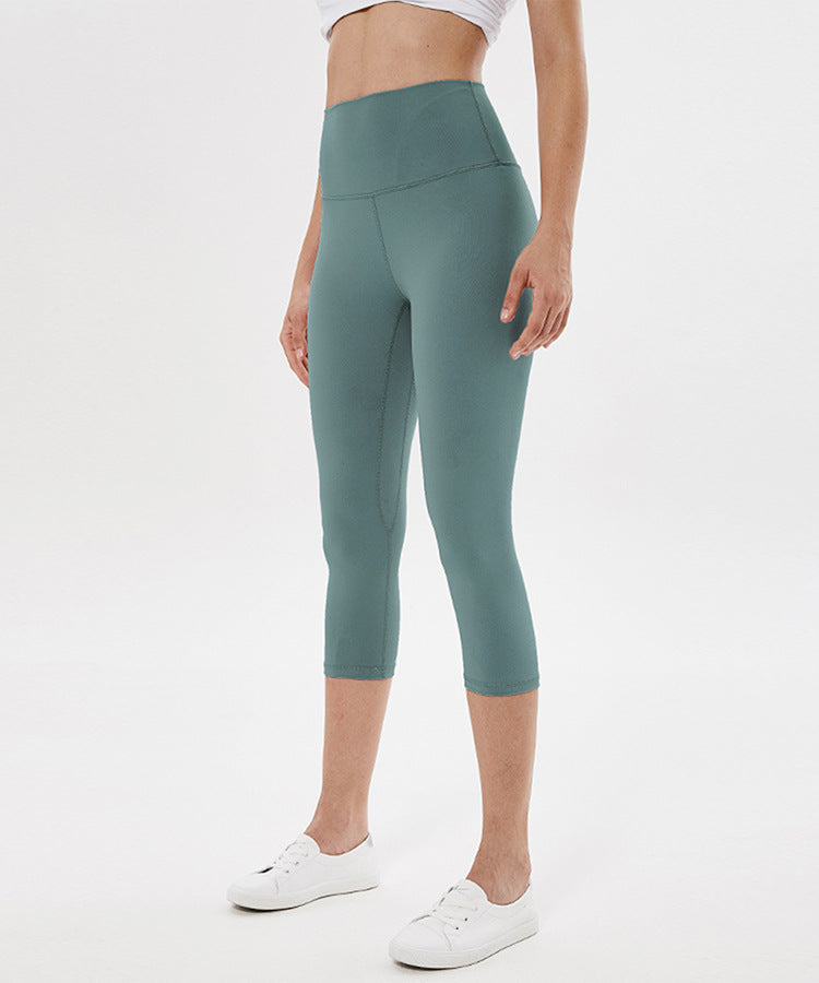 High Waisted Cropped Leggings