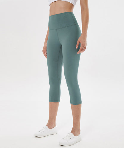 High Waisted Cropped Leggings