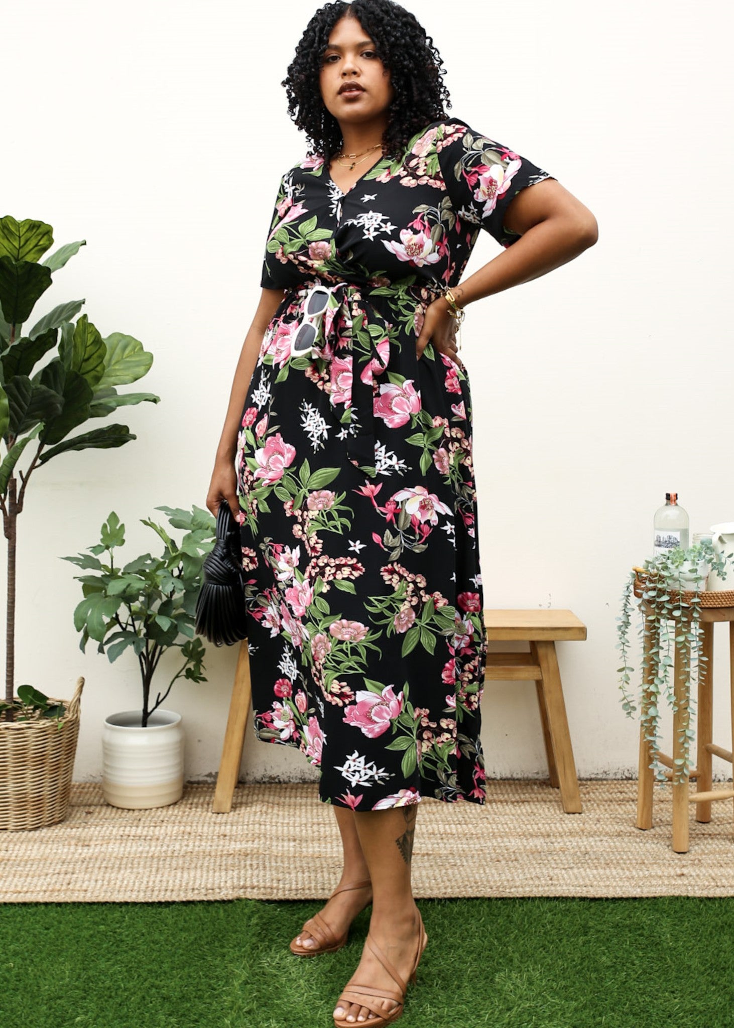 5X Plus Size Maxi Dress