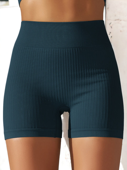 Seamless High Waisted Hip Tight Breathable Sports Fitness Shorts