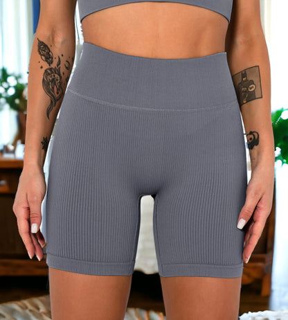 Seamless Threaded Hip Yoga Shorts