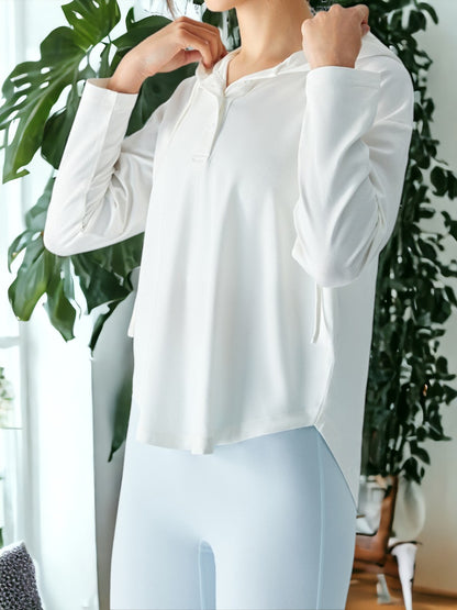 Loose And Breathable Long Sleeved Casual Yoga Jacket