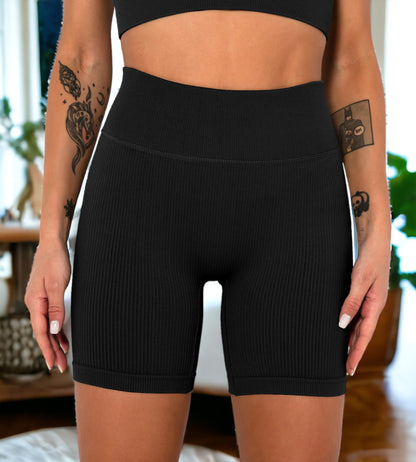 Seamless Threaded Hip Yoga Shorts