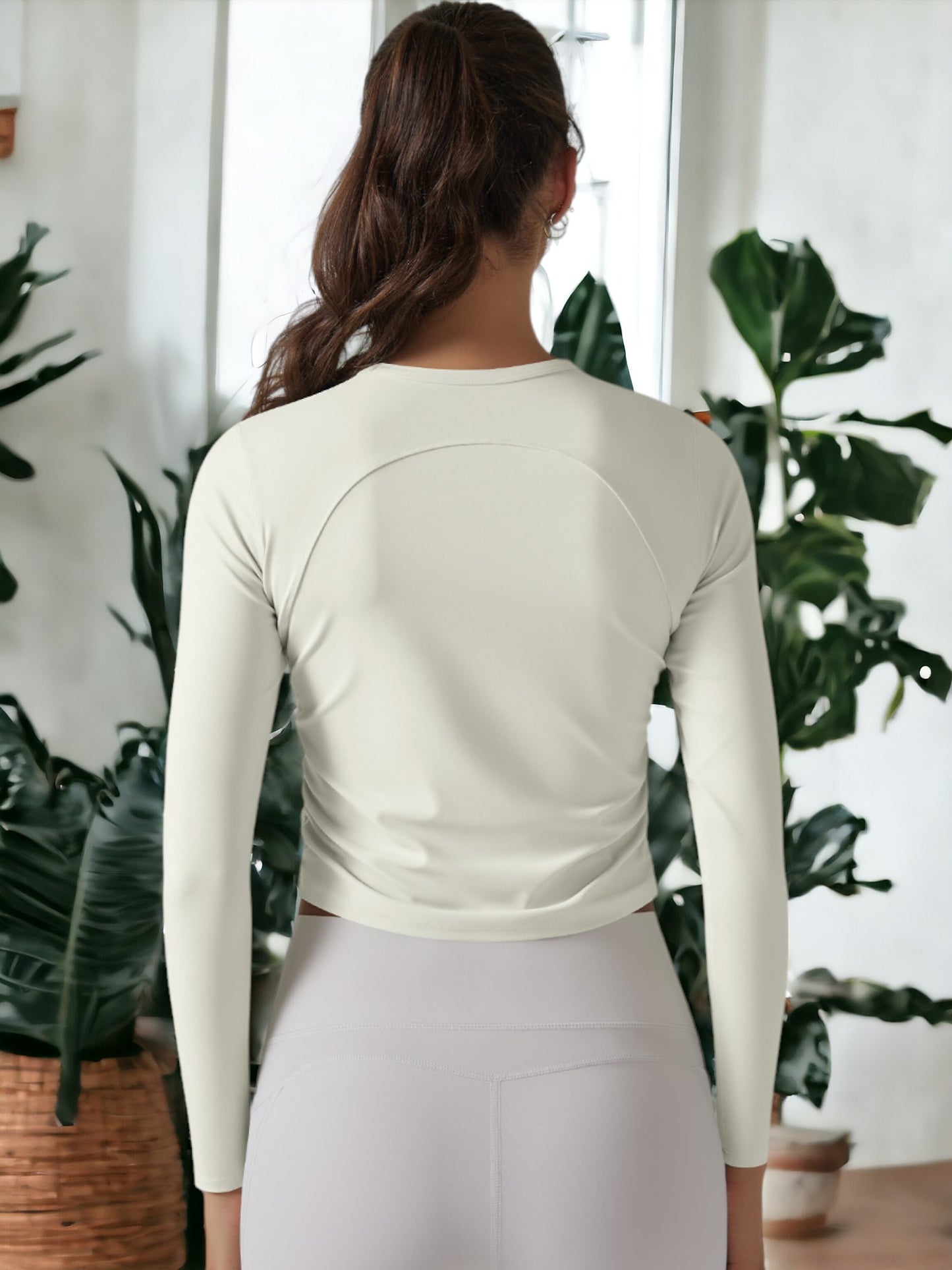 Breathable Quick Drying  Tight Yoga Sweatshirt