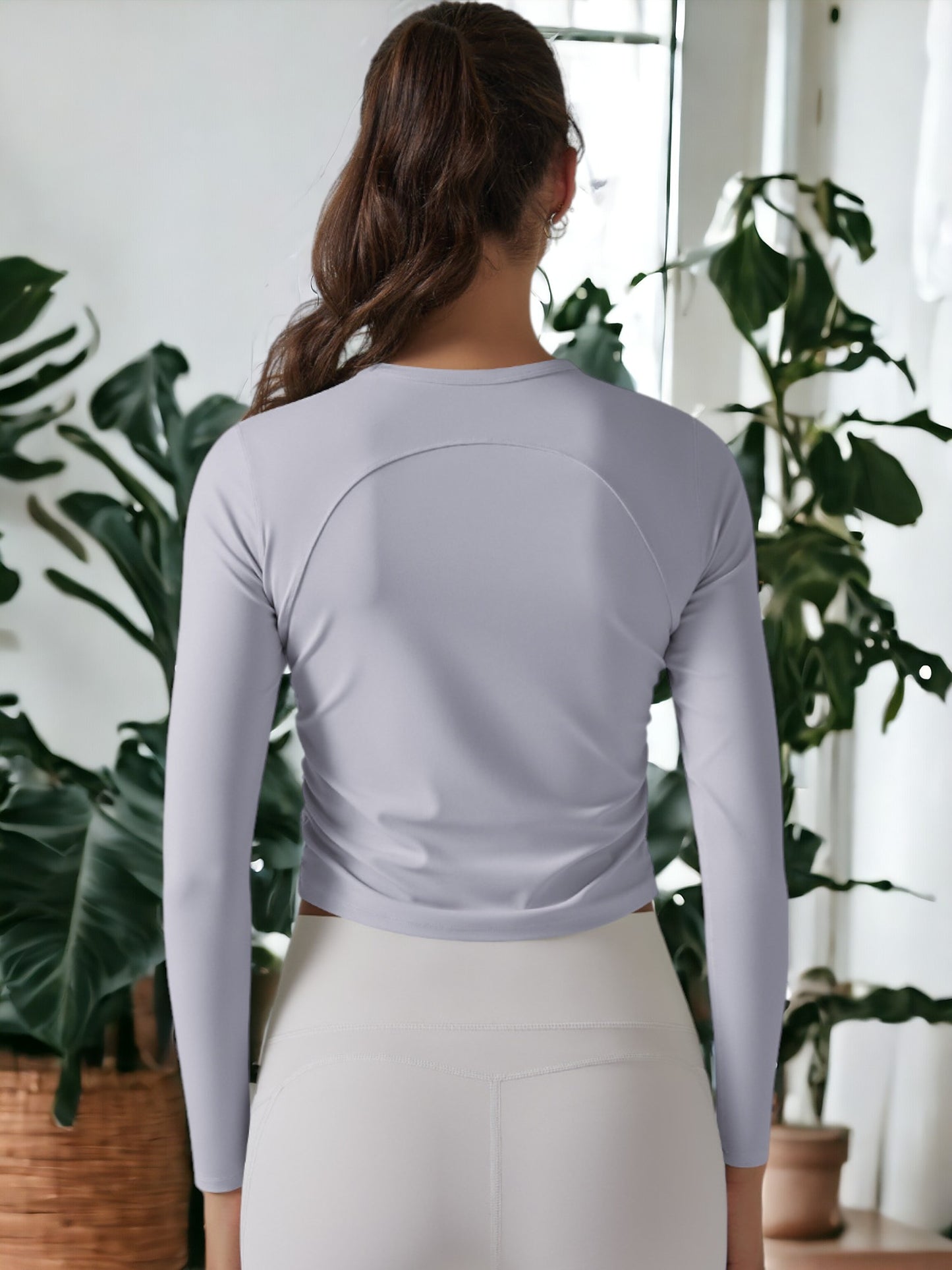 Breathable Quick Drying  Tight Yoga Sweatshirt