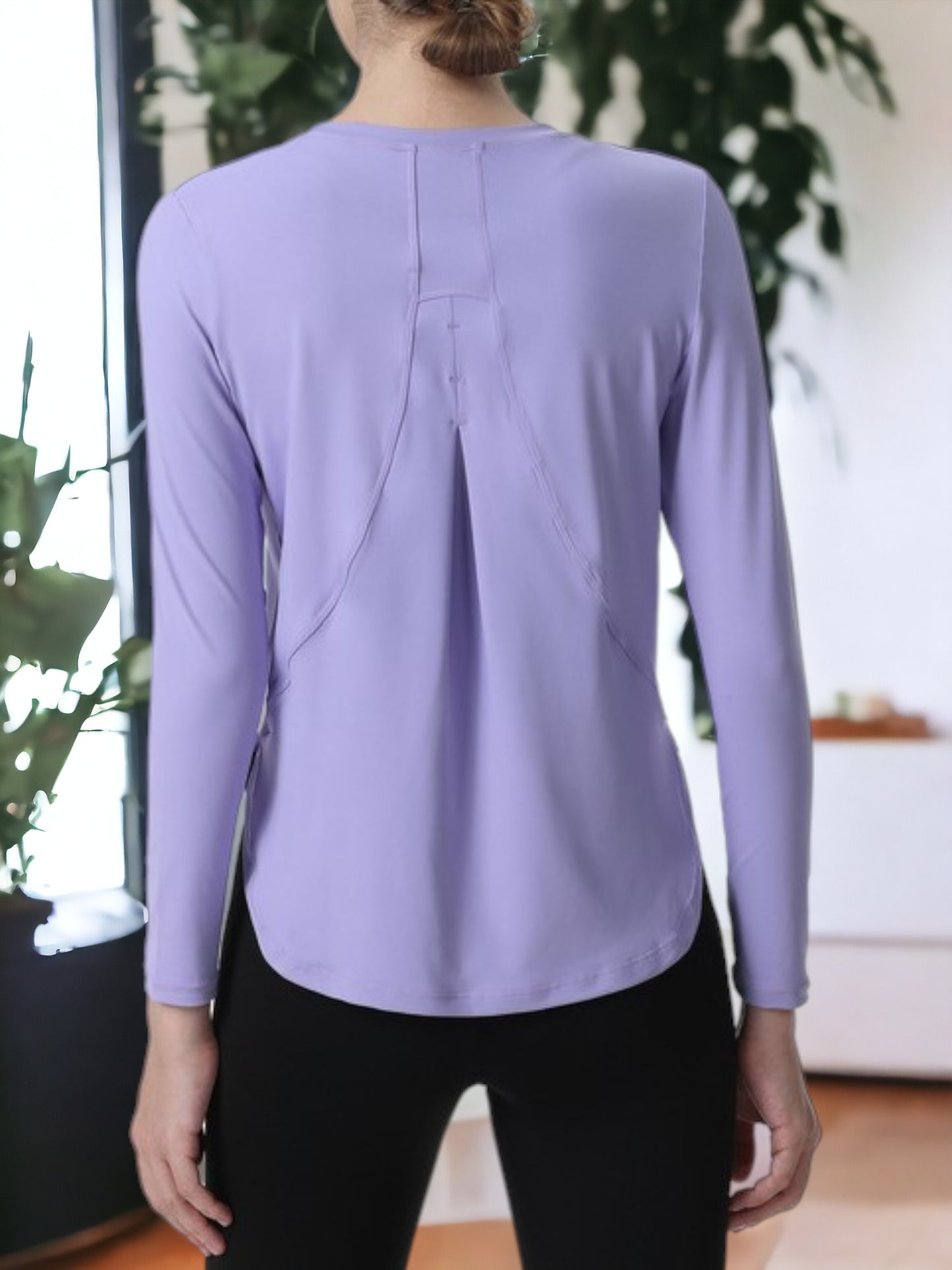 Loose Slim Long Sleeved Quick Drying Yoga Sweatshirt