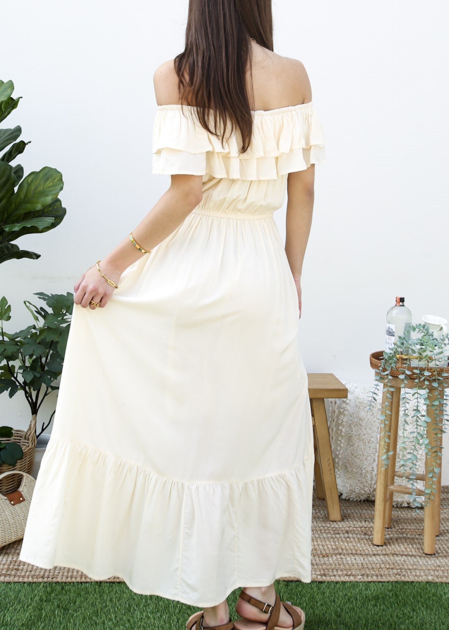 Grecian long outlet dress