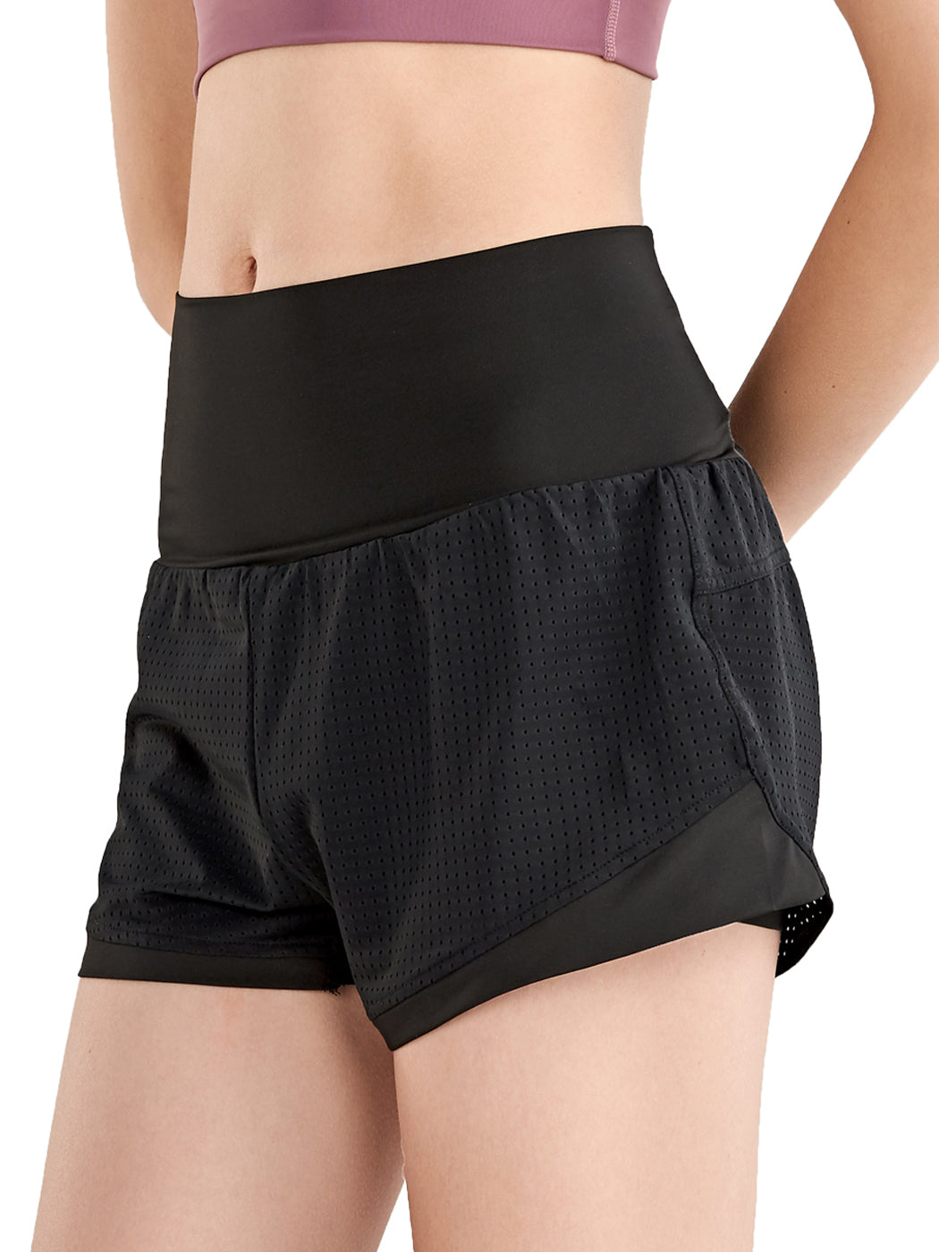 Quick Dry Loose Running Shorts 2-in-1 Gym