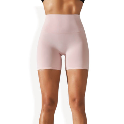 High Waist Seamless Biker Shorts with Compression Fit