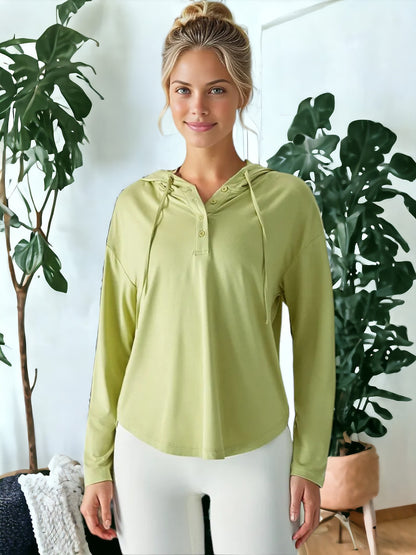 Loose And Breathable Long Sleeved Casual Yoga Jacket