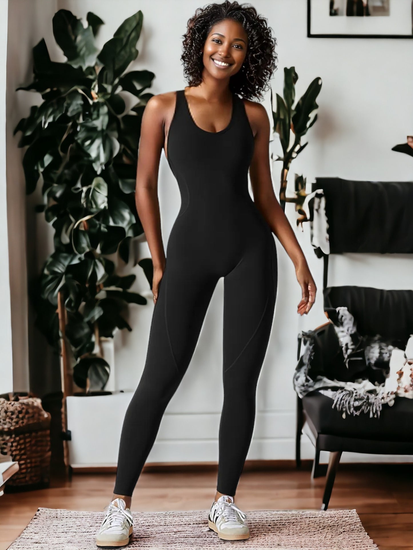 High Elastic Tight Fitting One-Piece Yoga Suit