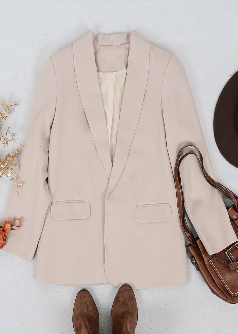 Classic Open Front Blazer