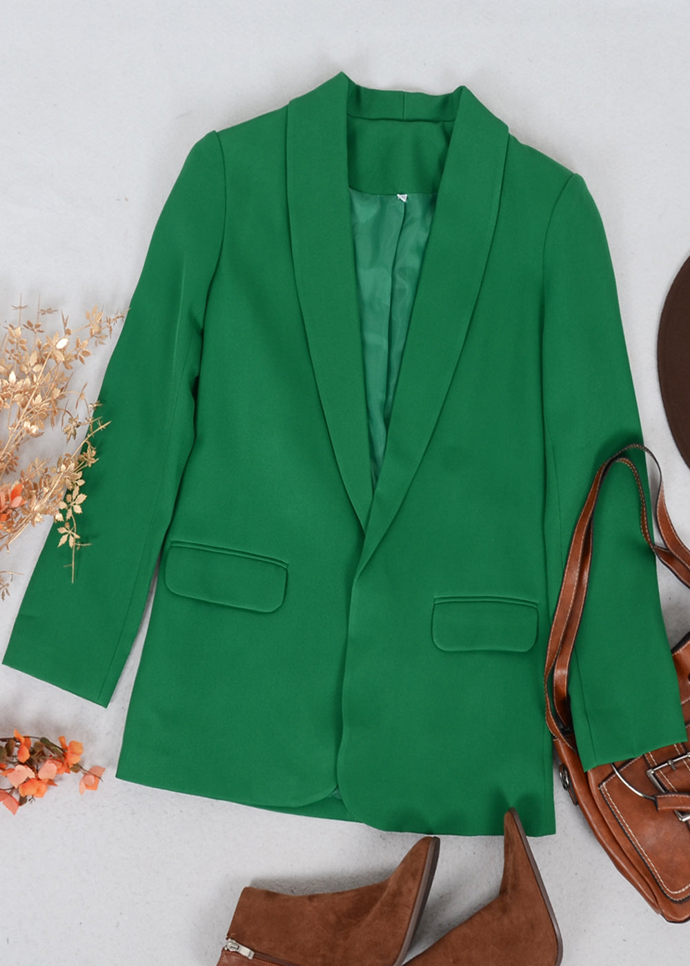 Classic Open Front Blazer