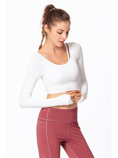 Asymmetrical Strapping Yoga Sport Top