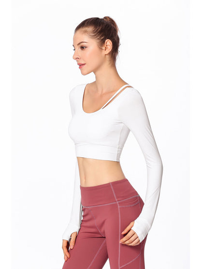 Asymmetrical Strapping Yoga Sport Top