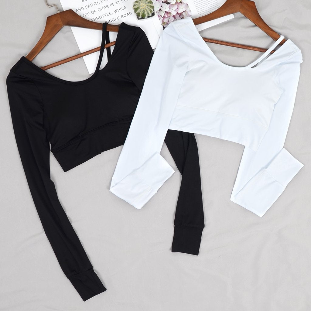 Asymmetrical Strapping Yoga Sport Top