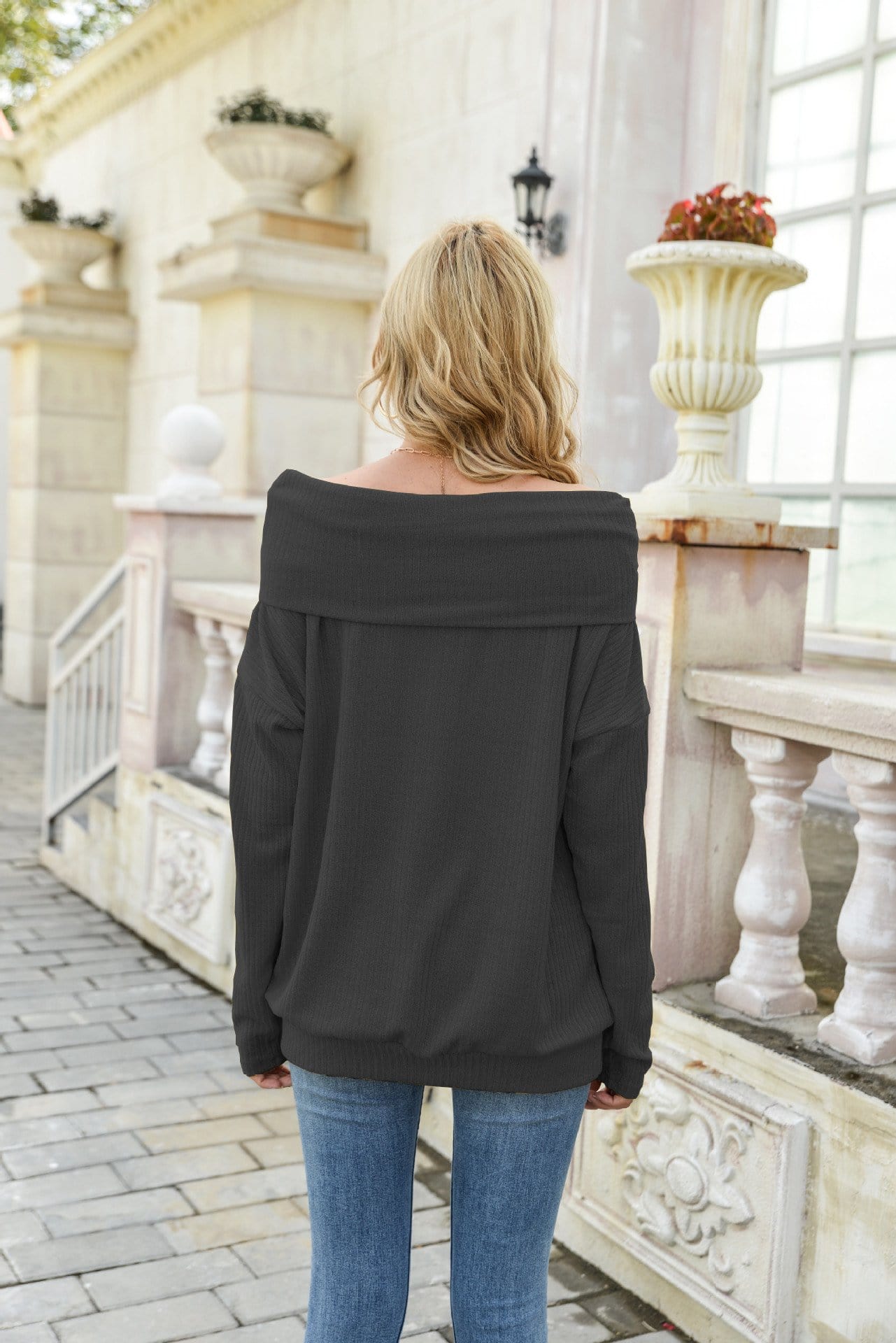 Off Shoulder Summer Pullover