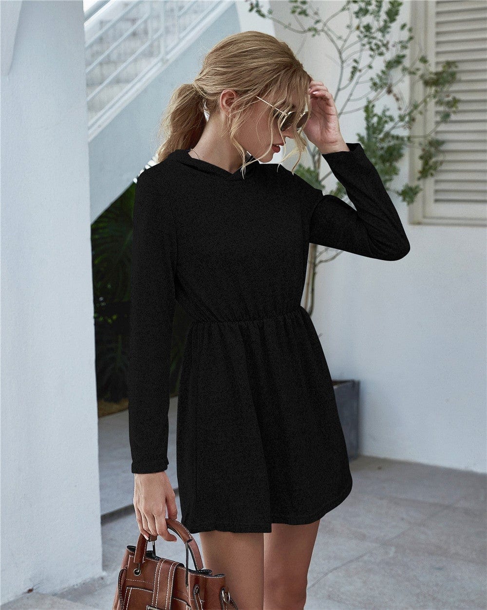 Hoodie Light Long Sleeve Spring Dress