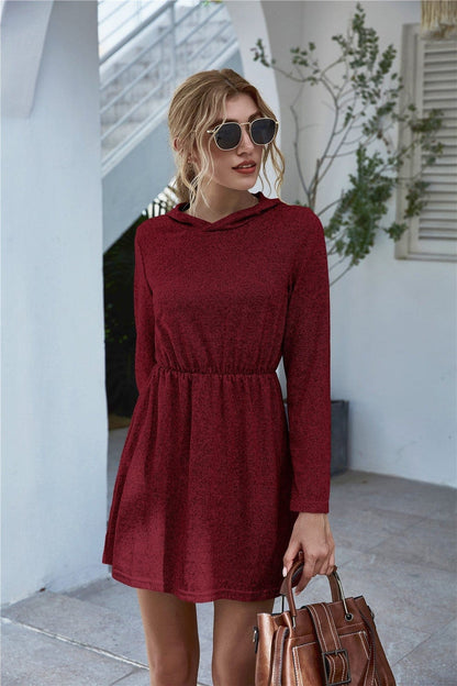 Hoodie Light Long Sleeve Spring Dress