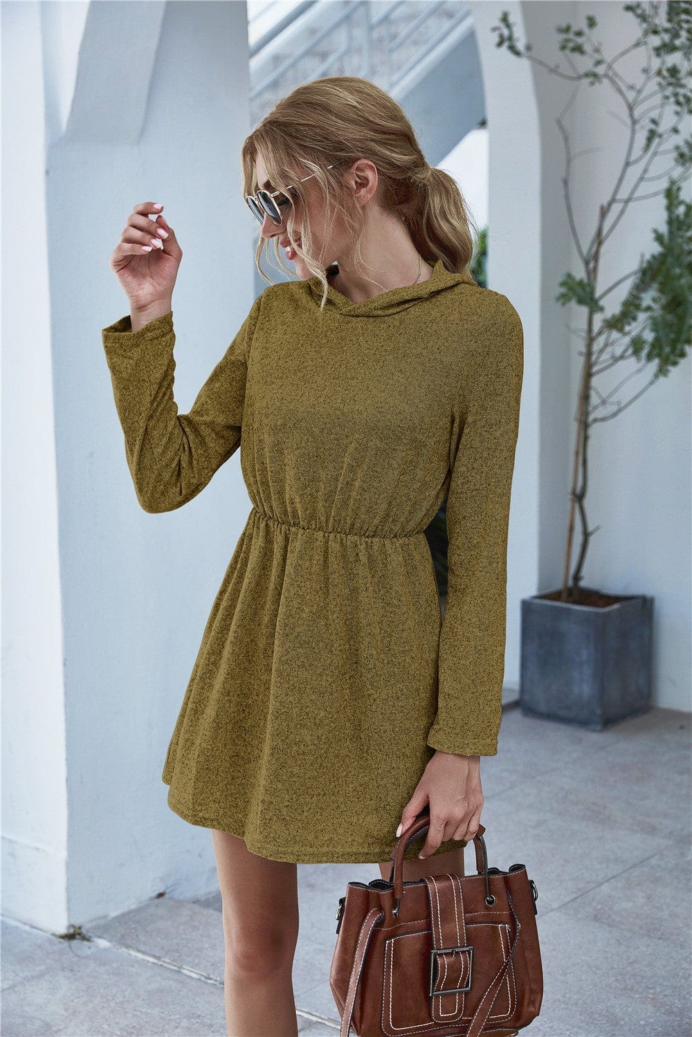 Hoodie Light Long Sleeve Spring Dress