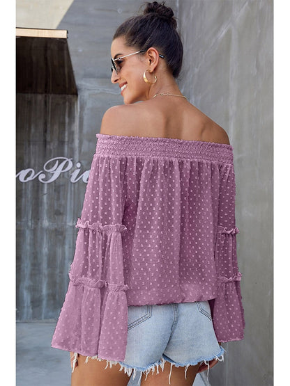 Off-Shoulder Ruffle Blouse