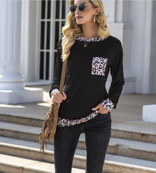 Two Tone Leopard Tee