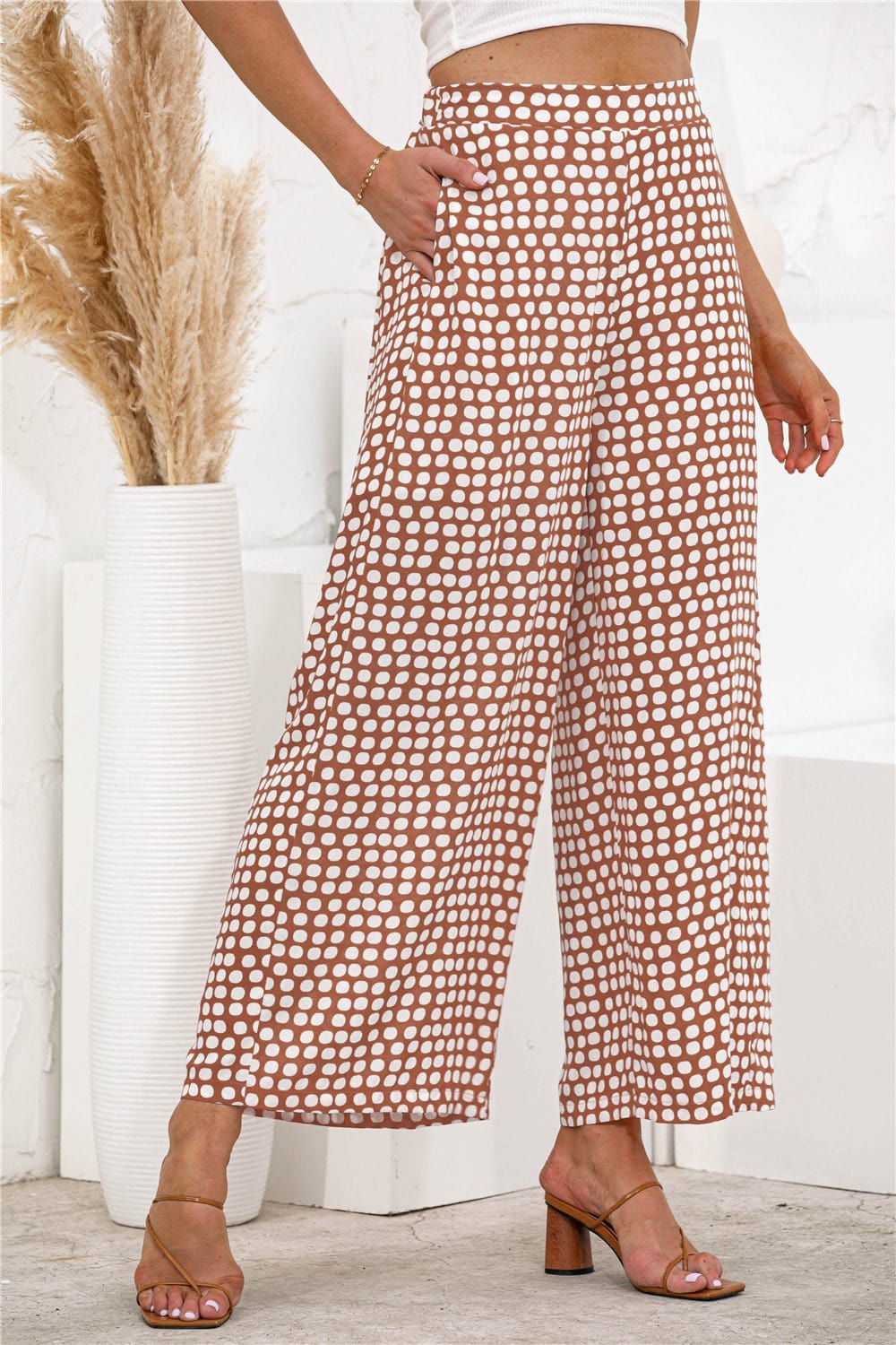 Polka Dot Palazzo Pants