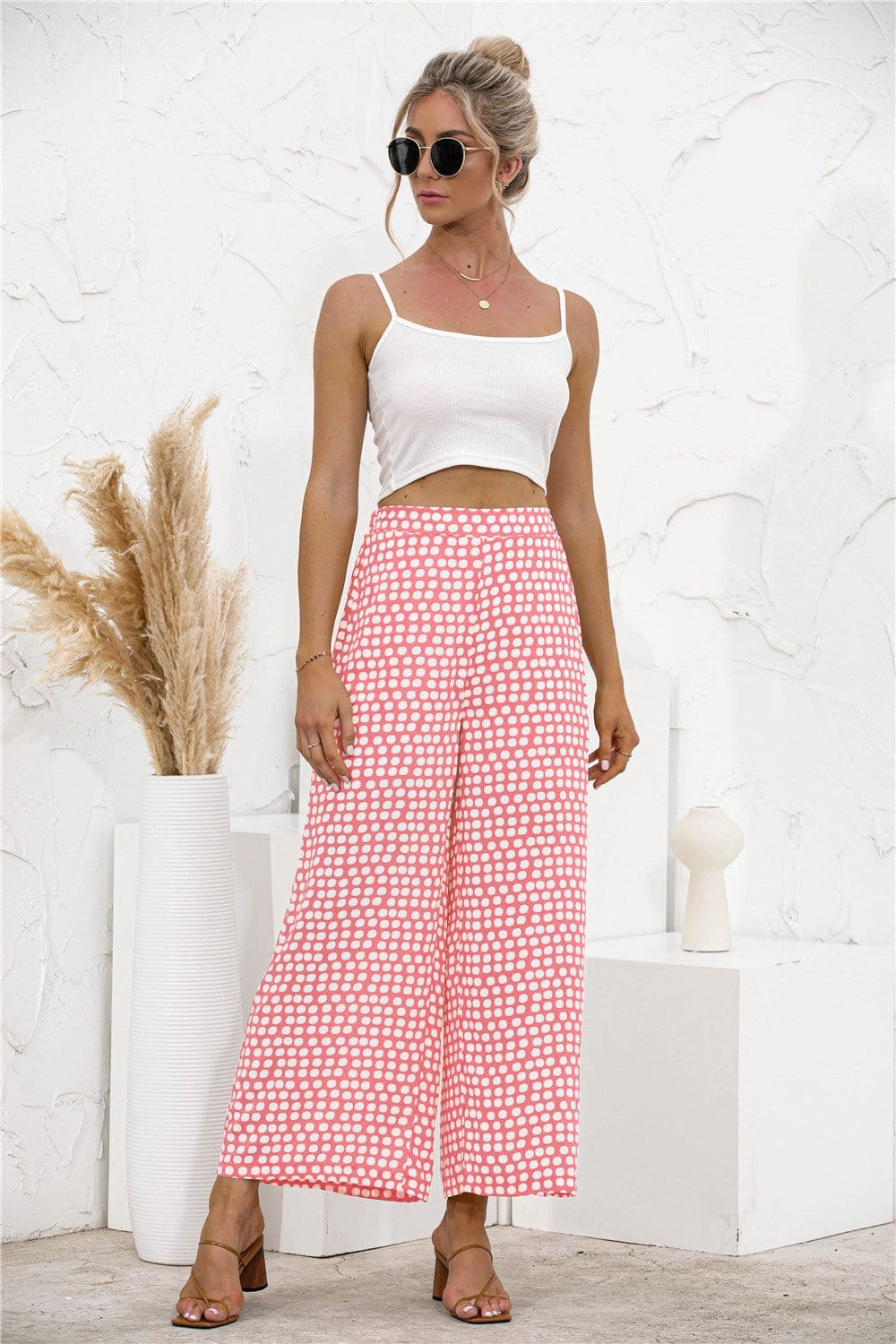 Polka Dot Palazzo Pants