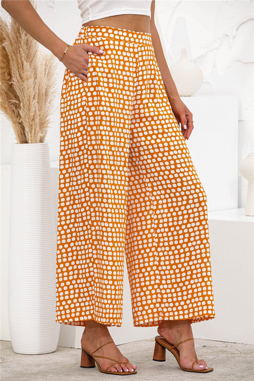 Polka Dot Palazzo Pants