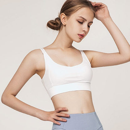 Double Strap Twist Back Sports Bra