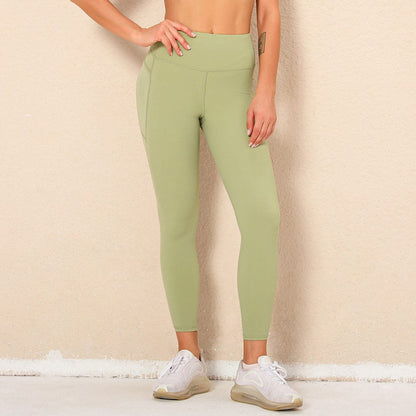 Mid Rise Mesh Paneling Leggings