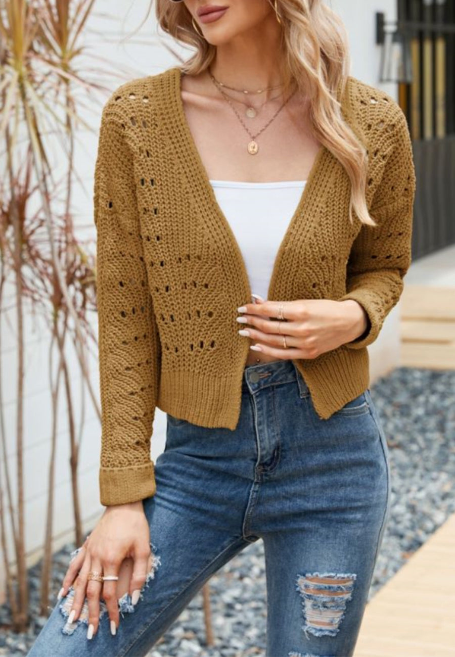 Crochet Knit Light Cardigan