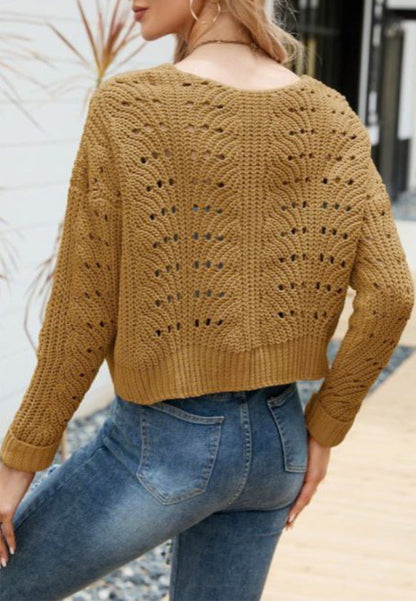 Crochet Knit Light Cardigan