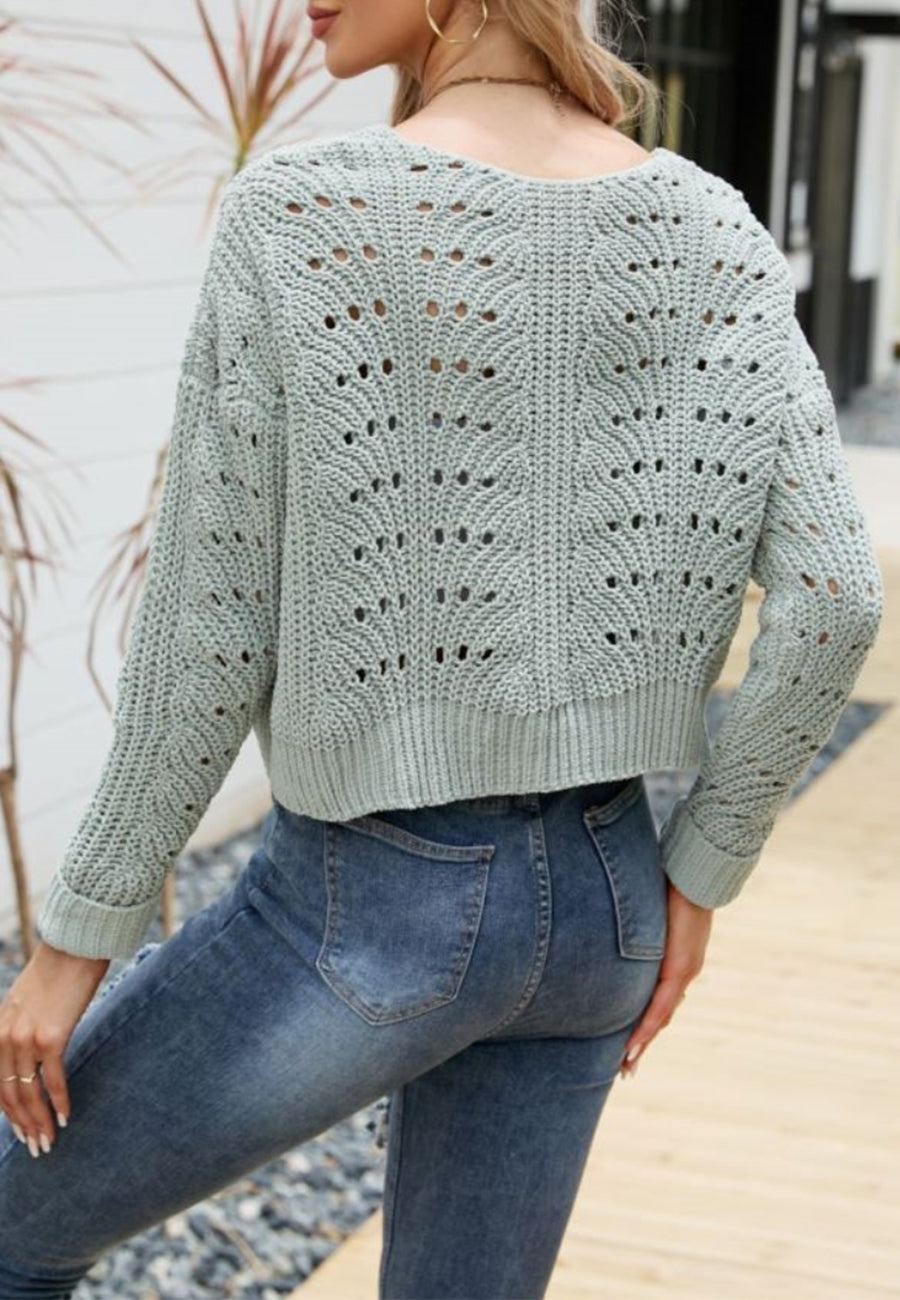 Crochet Knit Light Cardigan