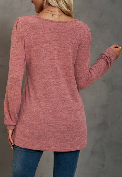 Square Neck Tunic Top