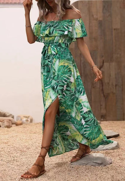 Anna-kaci 100% Viscose Multi Color Teal Casual Dress Size S - 47% off