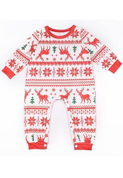 Multi-Pattern Christmas Pajama Set