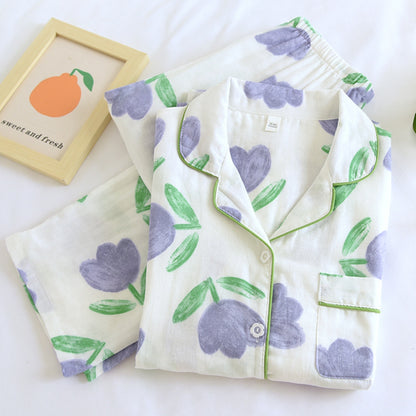 Tulip Floral Print Pajama Coordinates