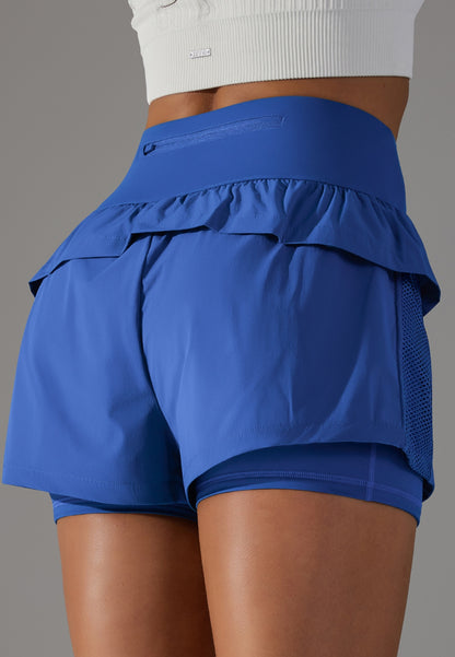 High Waist Ruffle Shorts