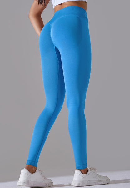 Ribbed V-Waist Activewear Leggings