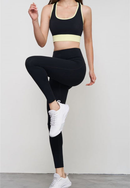 Cutout Racer Back Sports Bra