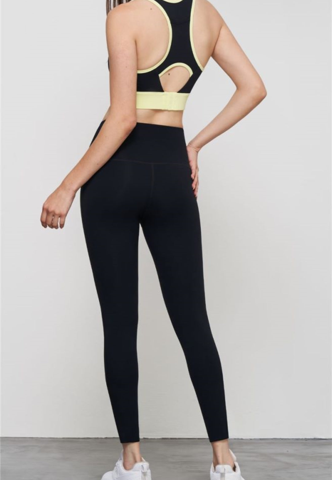 Cutout Racer Back Sports Bra