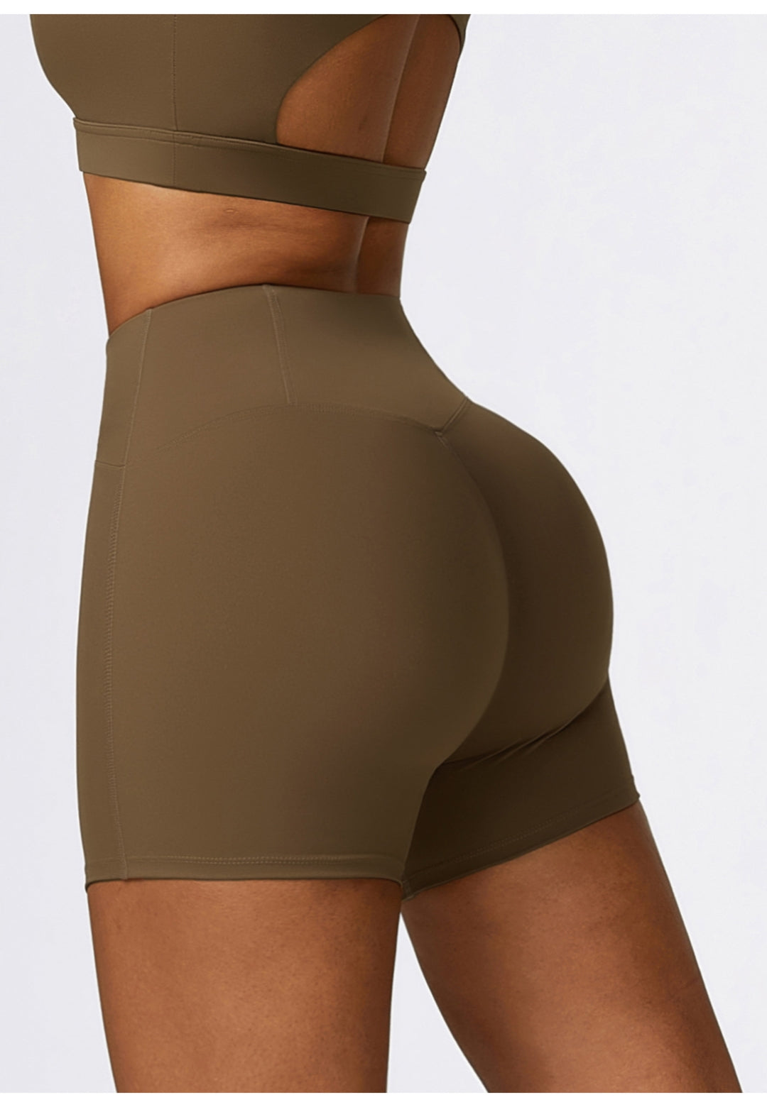 High Waist Activewear Shorts