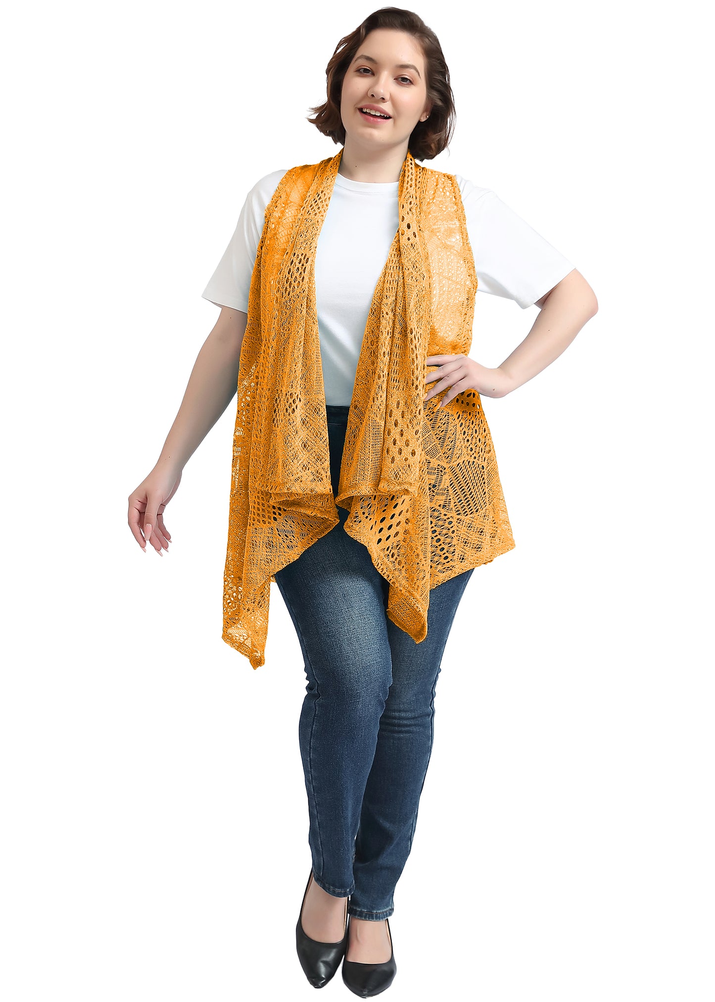 Yellow Crochet Sarong, Yellow Cover Up